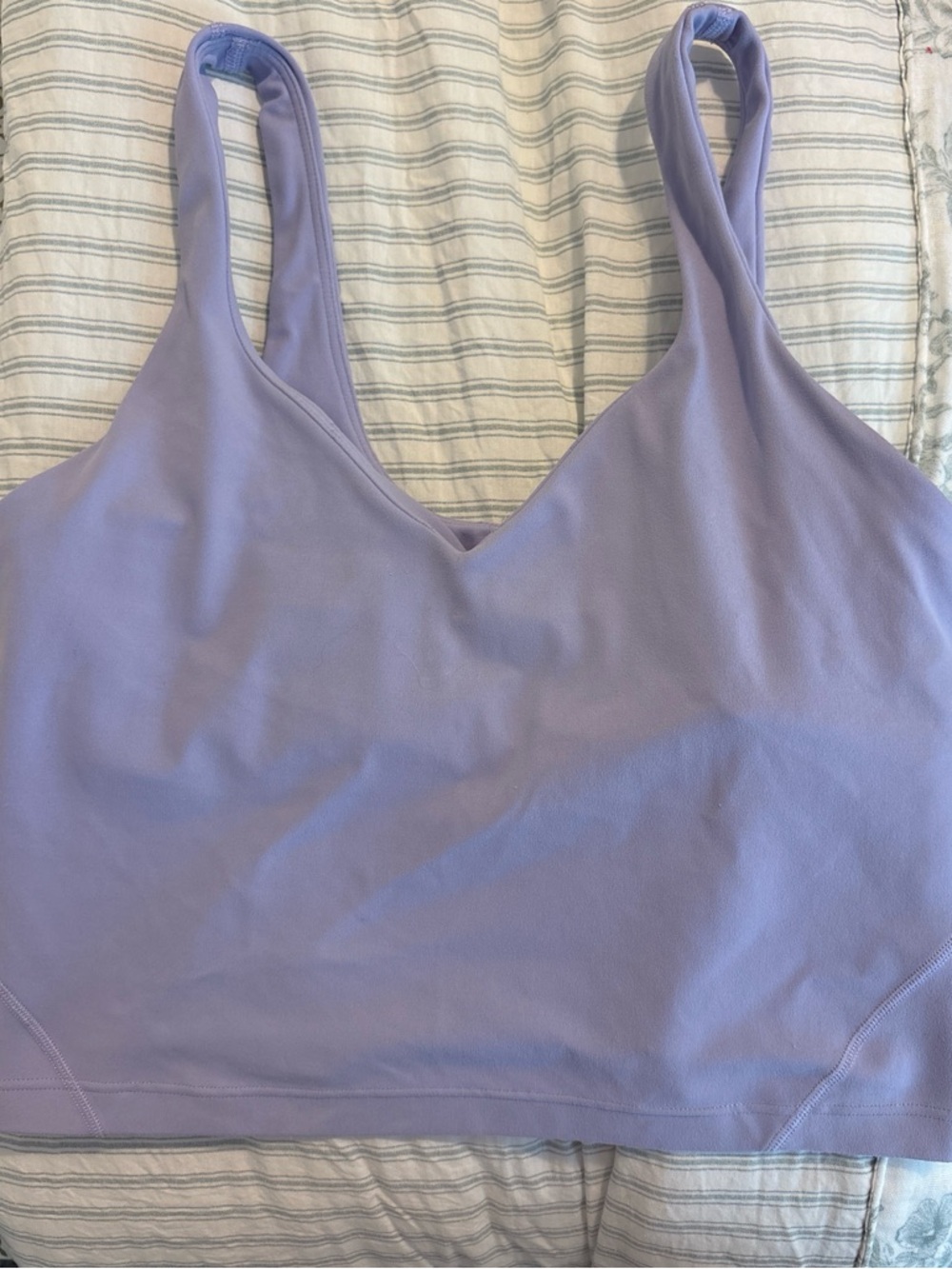 Lululemon Lavender V-Neck Bralette Tank - Women